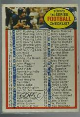 Checklist 1 132 Football Cards 1972 Topps Prices