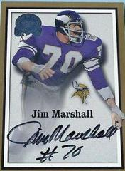 Jim Marshall [Autograph] Football Cards 2000 Fleer Greats of the Game Autographs Prices