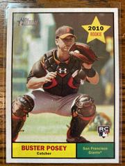 Buster Posey #114 Baseball Cards 2010 Topps Heritage Prices