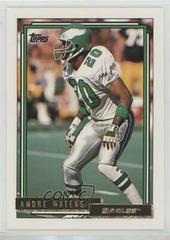 Andre Waters #86 Football Cards 1992 Topps Gold Prices
