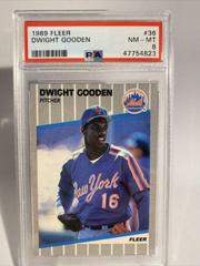 Dwight Gooden #36 Baseball Cards 1989 Fleer Prices