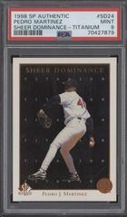 Pedro Martinez [Titanium] Baseball Cards 1998 SP Authentic Sheer Dominance Prices