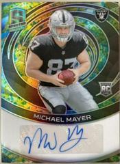 Michael Mayer #16 Football Cards 2023 Panini Spectra Rookie Autograph Psychedelic Prices