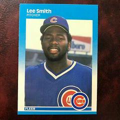 Lee Smith #574 Baseball Cards 1987 Fleer Glossy Prices