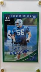 Quenton Nelson [Autograph Green] #101 Football Cards 2018 Donruss Optic Prices