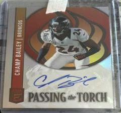 Champ Bailey [Black] #PTT-9 Football Cards 2023 Panini Donruss Elite Passing the Torch Signatures Prices