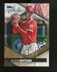 Shohei Ohtani [Gold] #II-7 Baseball Cards 2018 Topps Instant Impact Prices
