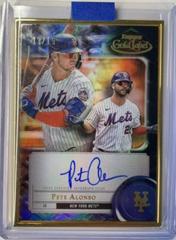Pete Alonso [Black] #FA-PA Baseball Cards 2022 Topps Gold Label Framed Autographs Prices