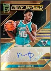 James Nnaji [Gold] #50 Basketball Cards 2023 Donruss Elite New Breed Autograph Prices
