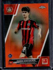 Zidan Sertdemir [Orange Refractor] Soccer Cards 2021 Topps Chrome Bundesliga Prices