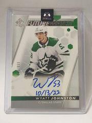 Wyatt Johnston [Inscribed Autograph] #146 Hockey Cards 2022 SP Authentic Prices