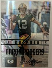 Aaron Rodgers [Extra Points Black] #93 Football Cards 2015 Panini Prestige Prices