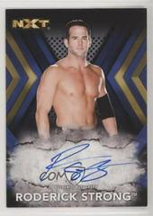 Roderick Strong [Blue] Wrestling Cards 2017 Topps WWE NXT Autographs Prices