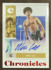 Wes Lee [Red] Wrestling Cards 2022 Panini Chronicles WWE Signatures Prices