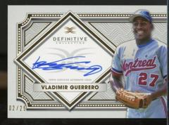 Vladimir Guerrero Baseball Cards 2022 Topps Definitive Autograph Collection Prices