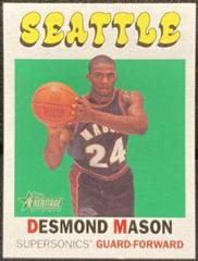 Desmond Mason Basketball Cards 2000 Topps Heritage Prices