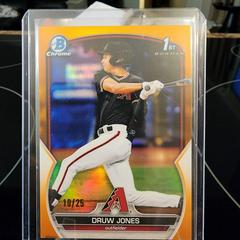 Druw Jones [Orange] #BCP-25 Baseball Cards 2023 Bowman Chrome Prospects Prices