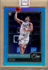Facundo Campazzo [Blue] Basketball Cards 2020 Panini One and One Prices