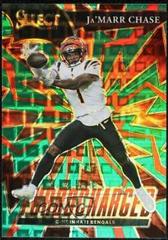Ja'Marr Chase [Green] Football Cards 2021 Panini Select Turbocharged Prices