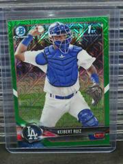 Keibert Ruiz [Green Refractor] #BCP79 Baseball Cards 2018 Bowman Mega Box Chrome Prices