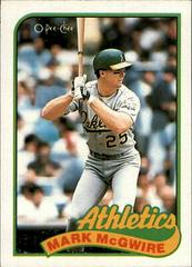Mark McGwire #70 Baseball Cards 1989 O Pee Chee Prices