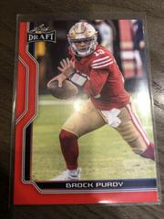 Brock Purdy [Red] #B1-1 Football Cards 2023 Leaf Draft V1 Prices