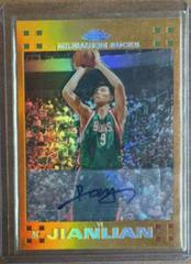 YI Jianlian [Autograph Orange Refractor] #135 Basketball Cards 2007 Topps Chrome Prices