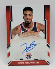 Troy Brown Jr. #24 Basketball Cards 2018 Panini Donruss Next Day Autographs Prices