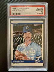Joe Beckwith Baseball Cards 1984 Fleer Update Prices
