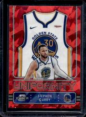 Stephen Curry [Red Cracked Ice] #22 Basketball Cards 2022 Panini Contenders Optic Uniformity Prices