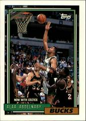 Alaa Abdelnaby #350 Basketball Cards 1992 Topps Prices