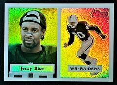 Jerry Rice [Retrofractor] Football Cards 2002 Topps Heritage Prices