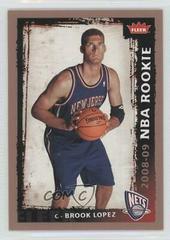 Brook Lopez Basketball Cards 2008 Fleer Prices