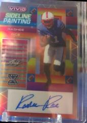 Rashee Rice [Prismatic Gray] #SP-RR1 Football Cards 2023 Leaf Vivid Autographs Sideline Painting Prices