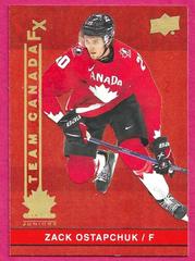 Zack Ostapchuk Hockey Cards 2023 Upper Deck Team Canada Juniors FX Prices