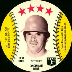 Pete Rose Baseball Cards 1976 Safelon Discs Prices