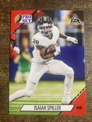 Isaiah Spiller [Red] #5 Football Cards 2021 Pro Set College Prices