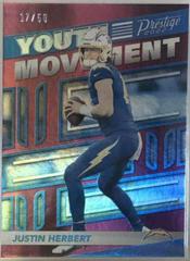 Justin Herbert [Pink] Football Cards 2022 Panini Prestige Youth Movement Prices