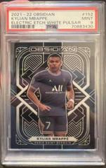 Kylian Mbappe [Electric Etch White Pulsar] #21 Soccer Cards 2021 Panini Obsidian Prices