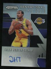 Talen Horton Tucker [Silver Prizm] Basketball Cards 2019 Panini Prizm Sensational Signatures Prices