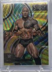 The Rock [Gold Wave] #6 Wrestling Cards 2023 Panini Select WWE Sensations Prices