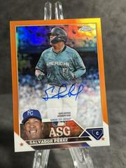 Salvador Perez [Orange] #ASGA-SP Baseball Cards 2023 Topps Chrome Update All Star Game Autographs Prices