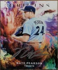 Nate Pearson [Silver Ink] Baseball Cards 2021 Panini Chronicles Origins Signatures Prices