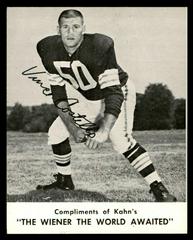 Vince Costello Football Cards 1961 Kahn's Wieners Prices