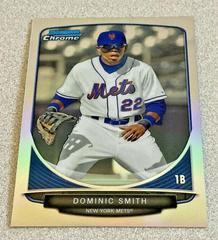 Dominic Smith [Refractor] #BDPP1 Baseball Cards 2013 Bowman Chrome Draft Picks & Prospects Prices