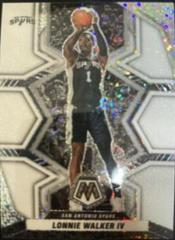 Lonnie Walker IV [White Sparkle] Basketball Cards 2021 Panini Mosaic Prices