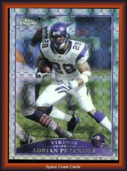 Adrian Peterson [White Jersey Xfractor] #TC28 Football Cards 2009 Topps Chrome Prices
