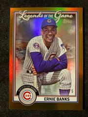 Ernie Banks [Gold] #LG-27 Baseball Cards 2023 Topps Legends of the Game Prices