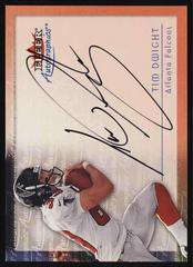 Tim Dwight Football Cards 2000 Fleer Autographics Prices