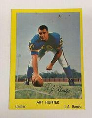 Art Hunter #27 Football Cards 1960 Bell Brand Rams Prices